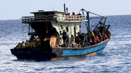 Asylum seeker boat
