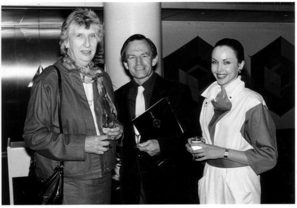 At the Pommery Champagne Cocktail party hosted by the Australian Ballet. From Left- Margaret Whitlam, Dally Messenger III, the ballerina Christine Walsh 